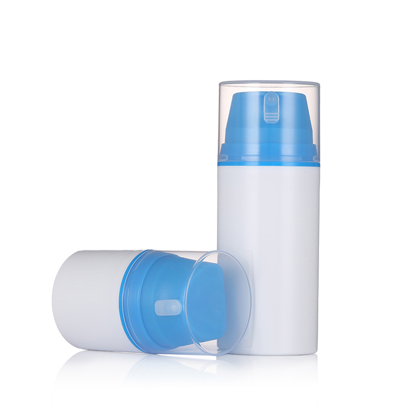 SG601 Airless Bottle With Lotion Pump And Overcap for Foam Cleanser