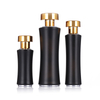 SG201 30ml 50ml 100ml Matte Black Eco Friendly Luxury Cosmetic Bottle And Jar For Skin Care