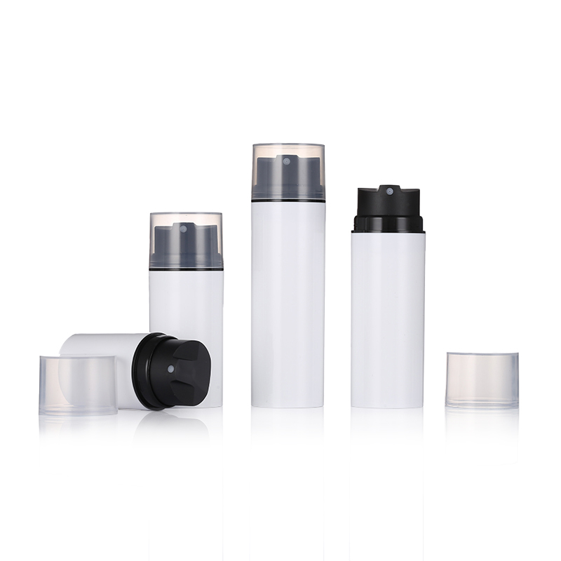 SG613 China Airless Bottle with Black Pump Plastic Airless Spray Bottle Manufacturers