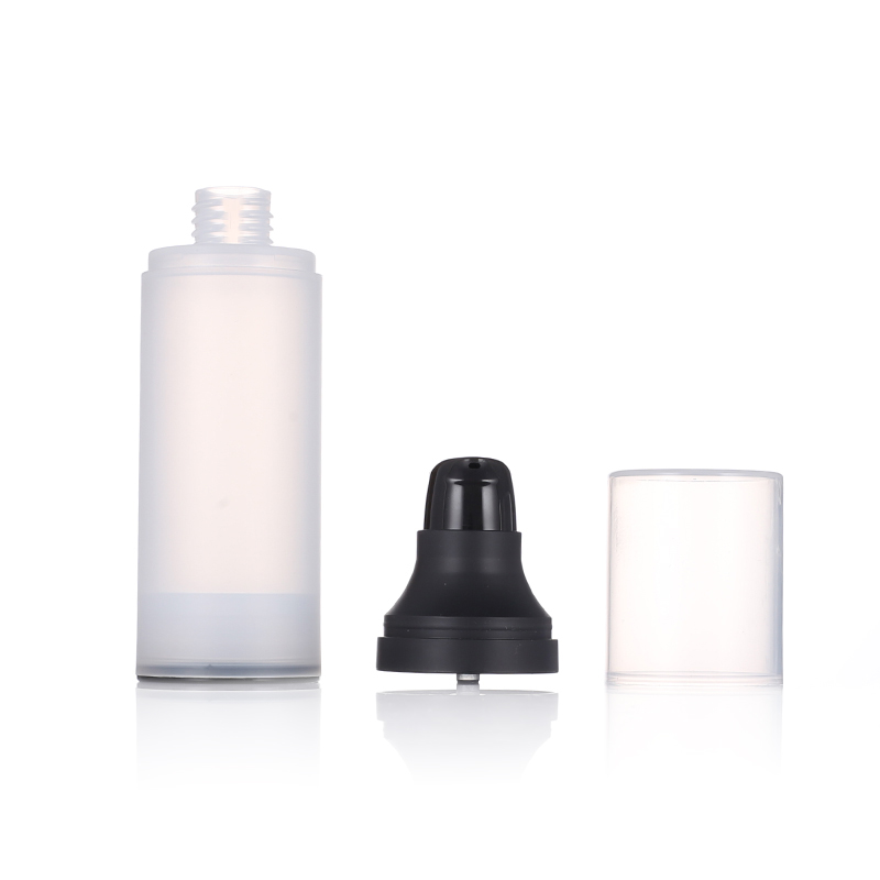 SG609 50ml 80ml 100ml 120ml PP Material Frosted Airless Lotion Bottle Body With Silver Pump