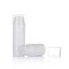 SG601 60ml 100ml 150ml 200ml Shiny White Plastic Airless Pump Bottle For Skincare Packaging